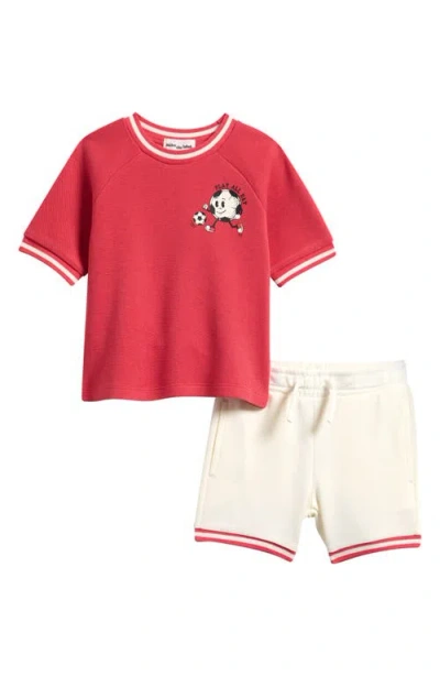 Miles Babies'  Play All Day T-shirt & Shorts Set In Multi