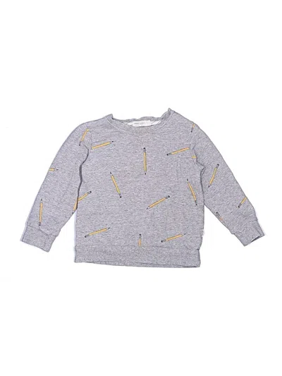Pre-owned Miles Kids'  Pullover Sweater In Gray