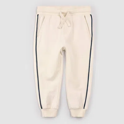 Miles The Label Kids' Boy's Birch Jogger Pants In Beige In White