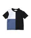 Miles The Label Boys' Color Block Cotton Tee - Little Kid, Big Kid In Dtb-dusty