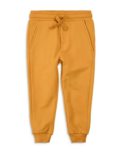 Miles The Label Boys' French Terry Sweatpants - Little Kid In Yellow