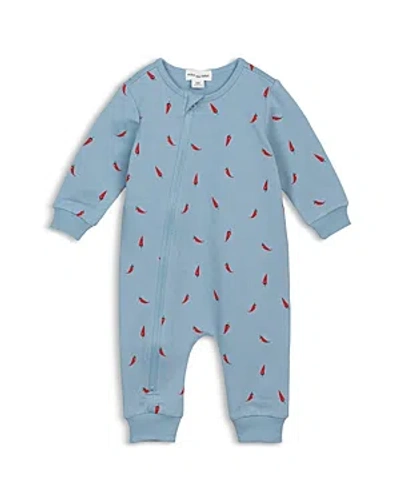 Miles The Label Boys' Hot Pepper Print Coverall - Baby In Dusty Blue