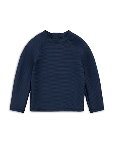 Miles The Label Boys' Long Sleeved Rash Guard - Little Kid, Big Kid In Blue