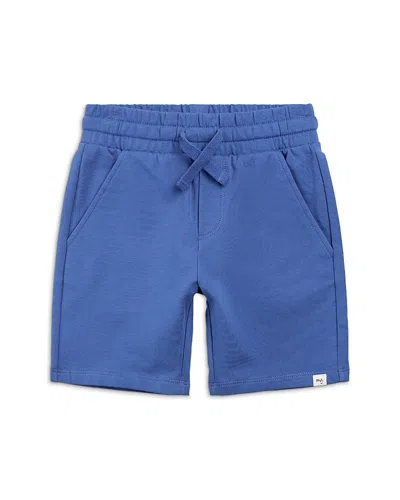 Miles The Label Boys' Miles Basics French Terry Shorts - Little Kid In Blue