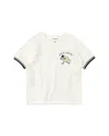 Miles The Label Boys' Short Sleeved Knit Tee - Little Kid In Off-white