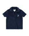 Miles The Label Boys' Short Sleeved Rash Guard Polo - Little Kid, Big Kid In Nav-navy