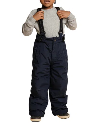 Miles The Label Kids' Boys Snow Pants In Black In Blue