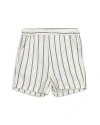 MILES THE LABEL MILES THE LABEL BOYS' STRIPED WOVEN SHORTS - LITTLE KID