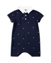 Miles The Label Boys' Tennis Print Knit Romper - Baby In Navy