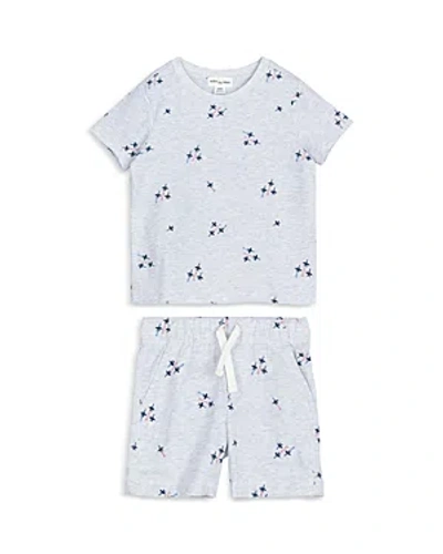 MILES THE LABEL BOYS' TWO PIECE FIGHTER JET TEE & SHORTS SET - BABY