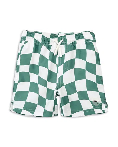Miles The Label Boys' Woven Swim Trunks - Little Kid, Big Kid In Multi