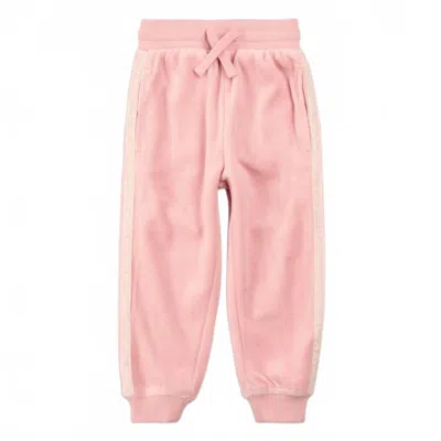 Miles The Label Kids' Girl's Velour Jogger Pants In Pink