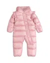 Miles The Label Girls' Baby Pram Coverall - Baby In Pink