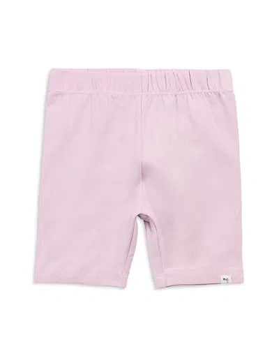 Miles The Label Girls' Knit Biker Shorts - Little Kid In Pink