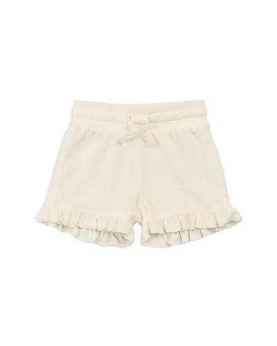 Miles The Label Girls' Knit Shorts - Little Kid In White