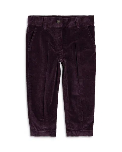 Miles The Label Girls' Plum Corduroy Girl's Pants - Little Kid In Dark Purple