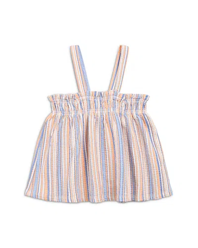 Miles The Label Girls' Striped Knit Tank Top - Little Kid, Big Kid In Pink