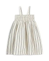 MILES THE LABEL MILES THE LABEL GIRLS' STRIPED SMOCKED TANK DRESS - BABY