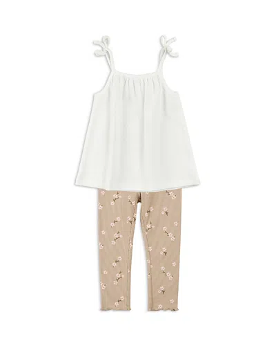 Miles The Label Girls' Tank Top & Ribbed Leggings Set - Little Kid