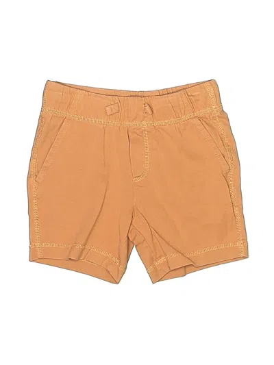 Pre-owned Miles The Label Kids' Khaki Shorts In Orange