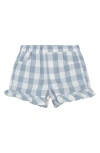 MILES THE LABEL MILES THE LABEL KIDS' CHECK ORGANIC COTTON SHORTS