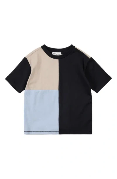 Miles The Label Kids' Colorblock Cotton T-shirt In Multi