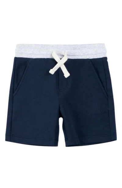 Miles The Label Kids' Cotton French Terry Shorts In Navy