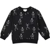Miles The Label Kids' Dancing Skeletons Glow In Black