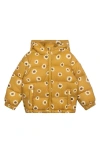 MILES THE LABEL KIDS' FLORAL QUILTED PACKABLE JACKET