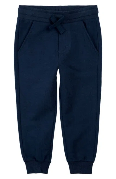 Miles The Label Kids' French Terry Joggers In Blue