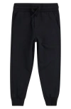 Miles The Label Kids' French Terry Joggers In Black