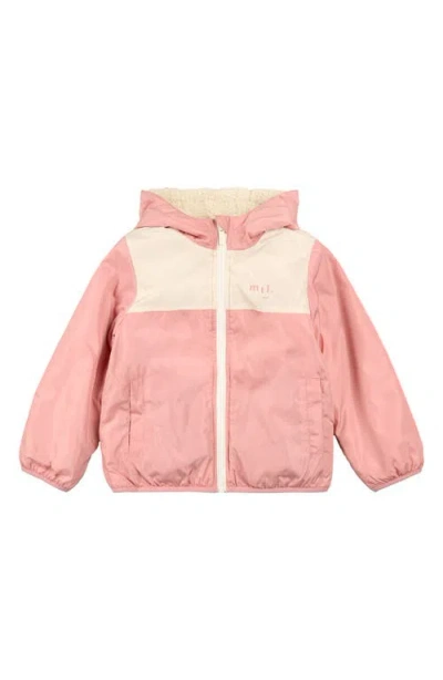 Miles The Label Kids' Reversible Woven Jacket In Pink