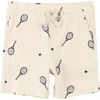 Miles The Label Boys' Racquet Print Jersey Shorts - Little Kid In Beige