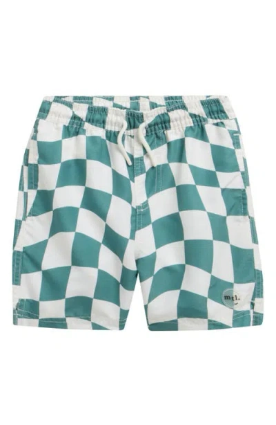Miles The Label Kids' Swim Trunks In Blue