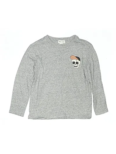 Pre-owned Miles The Label Kids' Long Sleeve T-shirt In Gray