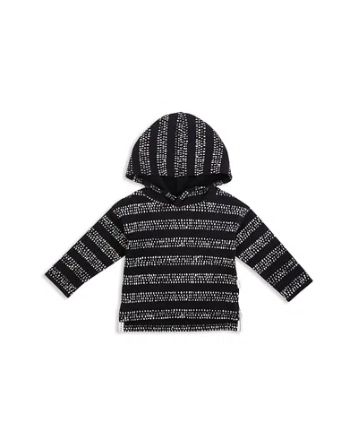 Miles The Label Miles Baby Boys' Hooded Terry Shirt - Baby In Black