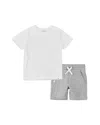 Miles The Label Unisex Miles Basics Tee & Shorts Set - Baby