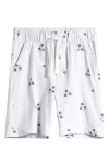 MILES BABY MILES BABY KIDS' FIGHTER JETS ORGANIC COTTON DRAWSTRING SHORTS