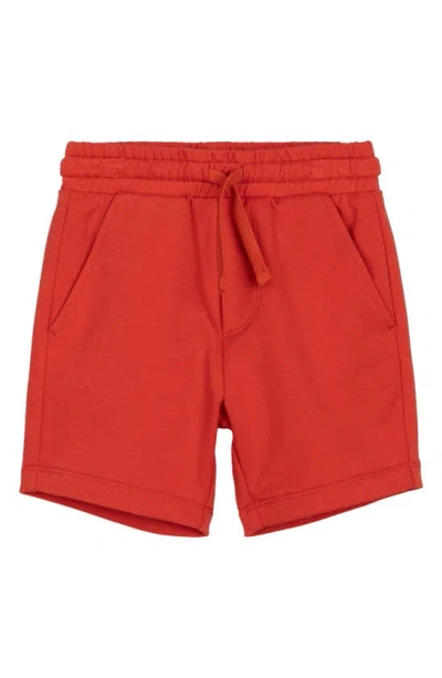 Miles Baby Kids' French Terry Shorts In Red Red
