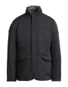 Milestone Man Coat Midnight Blue Size 48 Polyester In Blue