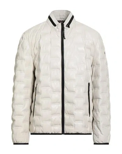 Milestone Man Jacket Cream Size 48 Lambskin