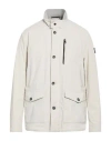 Milestone Man Jacket Light Grey Size 42 Polyamide, Elastane In White