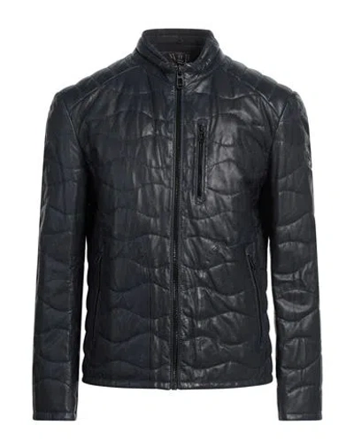Milestone Man Jacket Midnight Blue Size 48 Sheepskin