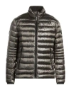 Milestone Man Puffer Charcoal Size 46 Polyamide, Polyester, Elastane In Brown
