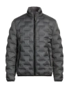 Milestone Man Puffer Charcoal Size 48 Polyester, Polyamide In Black