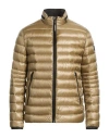 Milestone Man Puffer Khaki Size 48 Polyamide, Polyester, Elastane In Gold