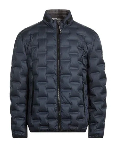Milestone Man Puffer Midnight Blue Size 50 Polyester, Polyamide In Black