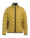 Milestone Man Puffer Mustard Size 44 Polyester, Polyamide In Yellow