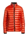 Milestone Man Puffer Rust Size 50 Polyamide, Polyester, Elastane In Red