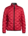 Milestone Man Puffer Tomato Red Size 42 Polyester, Polyamide In Black
